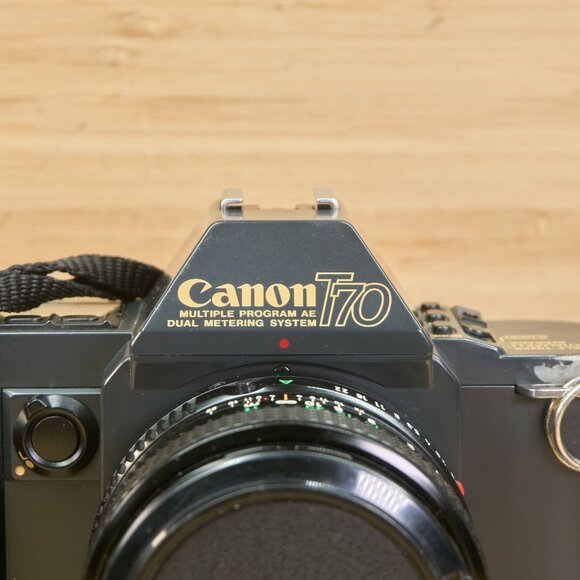 Canon T70 35mm SLR Film Camera w/ 50mm f1.8 Lens & Canon 277T Flash / Tested - Picture 5 of 13